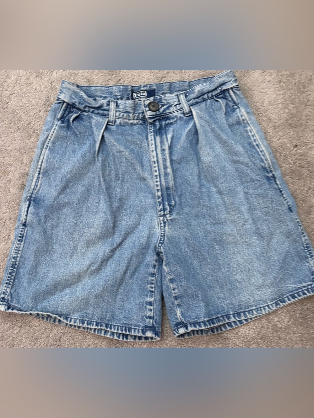 Vintage Polo Ralph Lauren Men’s Denim Shorts Made in USA Waist 29 100% Cotton
